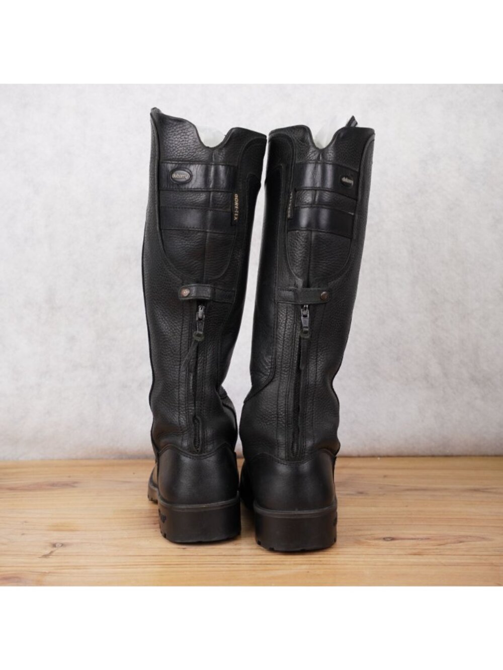 Dubarry Clare Gore-Tex Waterproof Tall Leather Riding Boots Womens Sz 39 Black - Picture 4 of 14